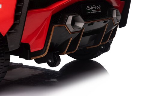 4x100W 24V Dwuosobowy Auto na akumulator Lamborghini SIAN Czerwony 4x100W 24V Dwuosobowy Auto na akumulator Lamborghini SIAN Czerwony
