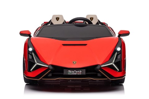 4x100W 24V Dwuosobowy Auto na akumulator Lamborghini SIAN Czerwony 4x100W 24V Dwuosobowy Auto na akumulator Lamborghini SIAN Czerwony