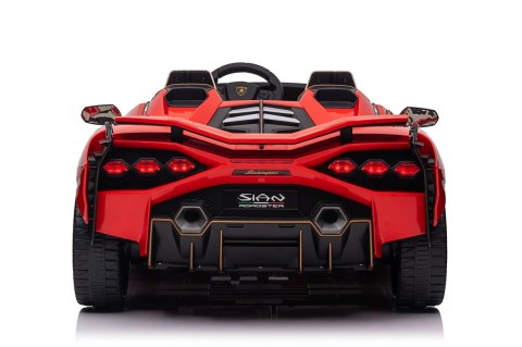 4x100W 24V Dwuosobowy Auto na akumulator Lamborghini SIAN Czerwony 4x100W 24V Dwuosobowy Auto na akumulator Lamborghini SIAN Czerwony