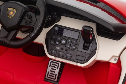 4x100W 24V Dwuosobowy Auto na akumulator Lamborghini SIAN Czerwony 4x100W 24V Dwuosobowy Auto na akumulator Lamborghini SIAN Czerwony