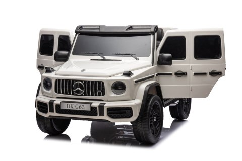 24V 800W 4x4 2osbowy Auto na akumulator Mercedes Benz G63 AMG Biały