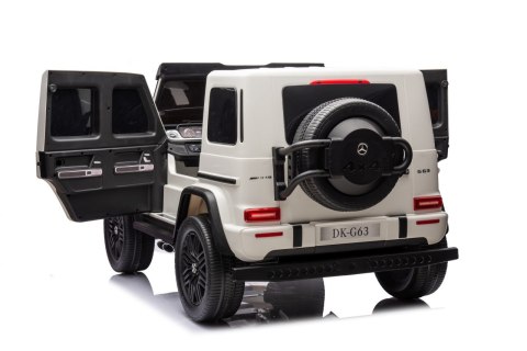 24V 800W 4x4 2osbowy Auto na akumulator Mercedes Benz G63 AMG Biały