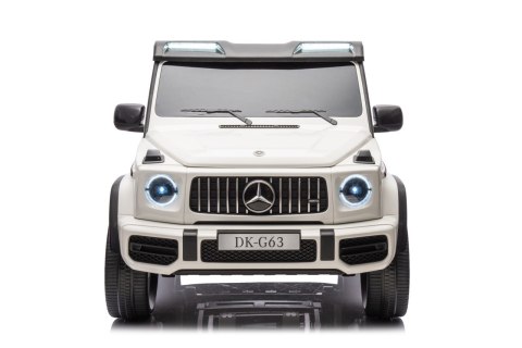 24V 800W 4x4 2osbowy Auto na akumulator Mercedes Benz G63 AMG Biały