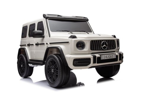 24V 800W 4x4 2osbowy Auto na akumulator Mercedes Benz G63 AMG Biały