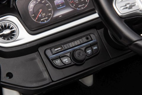 24V 800W 4x4 2osbowy Auto na akumulator Mercedes Benz G63 AMG Biały