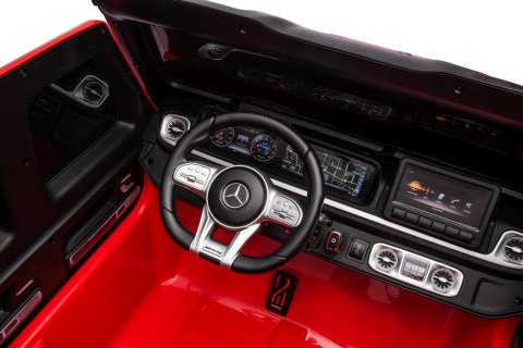 24V 800W 4x4 2osbowy Auto na akumulator Mercedes Benz G63 AMG Czerwony 24V 800W 4x4 2osbowy Auto na akumulator Mercedes Benz G63 AMG Czerwony