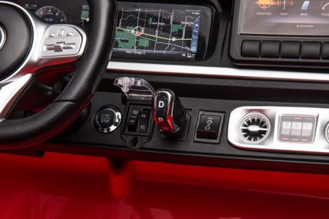 24V 800W 4x4 2osbowy Auto na akumulator Mercedes Benz G63 AMG Czerwony 24V 800W 4x4 2osbowy Auto na akumulator Mercedes Benz G63 AMG Czerwony