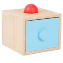 Tooky Toy Drewniana Kostka Edukacyjna Szuflada Pudełko Montessori Sorter Nauka Kolorów 4w1 3 szt.