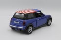 samochód metalowy auto welly mini cooper usa roof