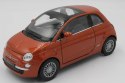 model metalowy welly auto 2007 fiat 500 1:34