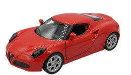 model metalowy welly auto alfa romeo 4c 1:34