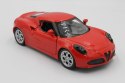 model metalowy welly auto alfa romeo 4c 1:34