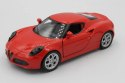 model metalowy welly auto alfa romeo 4c 1:34