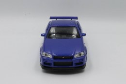 model metalowy welly nissan skyline gt-r r34 1:34