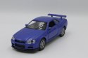 model metalowy welly nissan skyline gt-r r34 1:34