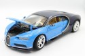 samochód metalowy auto welly bugatti chiron 1:24