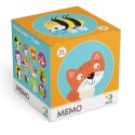 Gra memo mini "zwierzęta" gra pamięciowa edukacyjna zestaw dla maluchów
