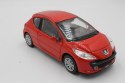 model metalowy welly auto peugeot 207 1:34