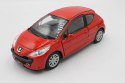 model metalowy welly auto peugeot 207 1:34