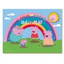 puzzle 30 elementów świnka peppa urocza układanka dla maluchów peppa pig