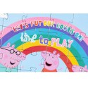 puzzle 30 elementów świnka peppa urocza układanka dla maluchów peppa pig