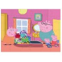 puzzle 4w1 świnka peppa urocze cztery układanki w jednym opakowaniu