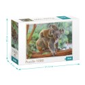 puzzle mały koala i mama 1000 elementów do ułożenia uroczego obrazka