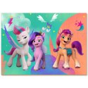 puzzle my little pony z figurką kucyka układanka 60 elementów dla dzieci