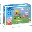 puzzle peppa pig świnka peppa 30 elementów urocza układanka dla maluchów