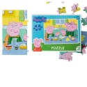 puzzle świnka peppa w kuchni 60 elementów do ułożenia dla najmłodszych