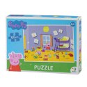 puzzle świnka peppa w pokoju 60 elementów kolorowa układanka dla dzieci