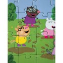 puzzle świnka peppa z przyjaciółmi 60 elementów do ułożenia dla dzieci