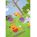 puzzle świnka peppa z przyjaciółmi 60 elementów do ułożenia dla dzieci