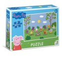 puzzle świnka peppa z przyjaciółmi 60 elementów do ułożenia dla dzieci