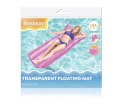 Bestway 44013 Dmuchany materac plażowy Przezroczysty Różowy 1.83m x 76cm