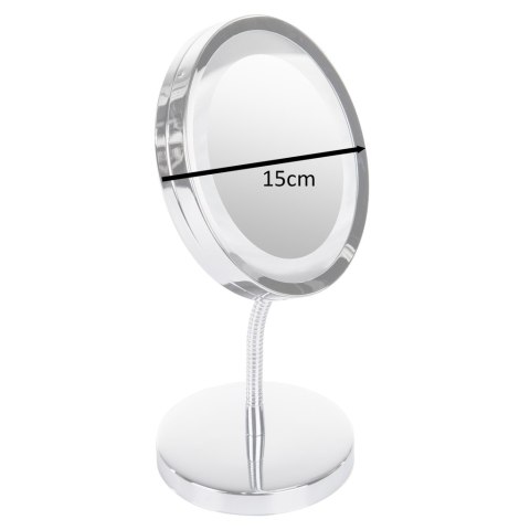 Lusterko LED z podświetleniem na kosmetyczne do powiększające