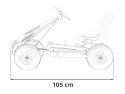 Przekładnia +Pom KOŁA +HAMULEC Gokart Na Pedały quad PerHour Niebieski