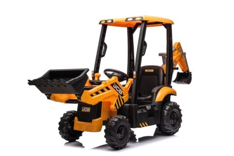 Łyżki Koparka traktor Na Akumulator JCB Z Łyżką Żółta