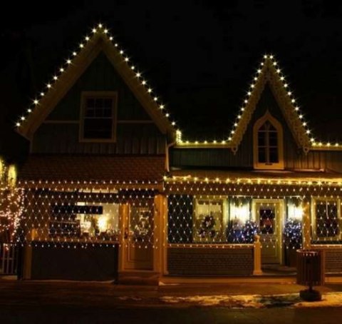 Kurtyna świetlna 160LED - ciepły biały 31V 11340