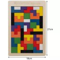 Układanka drewniana- puzzle/ tetris Kruzzel 22667