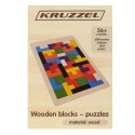 Układanka drewniana- puzzle/ tetris Kruzzel 22667