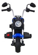 Jeźdzki motor motorek elektryczny na akumulator dla dzieci Niebieski