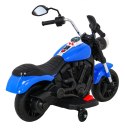 Jeźdzki motor motorek elektryczny na akumulator dla dzieci Niebieski