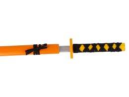 Drewniany Miecz Pomarańczowy Rekwizyt Dla Rycerza 73 cm