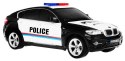 Radiowóz BMW x6 Auto Zdalnie sterowana policja 1:24 Światła kogut
