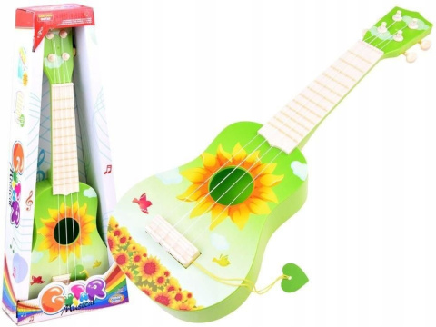 Plastikowa Gitara UKULELE dla dziecka IN0099