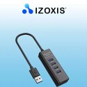 Hub USB- 4 porty USB 3.0 Izoxis 19157