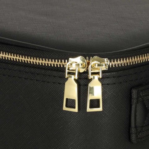 Kosmetyczka organizer na kosmetyki z luster czarna