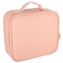 Kosmetyczka organizer na kosmetyki z luster różowa