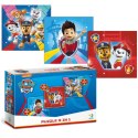 puzzle 3w1 psi patrol paw patrol trzy układanki w jednym dla